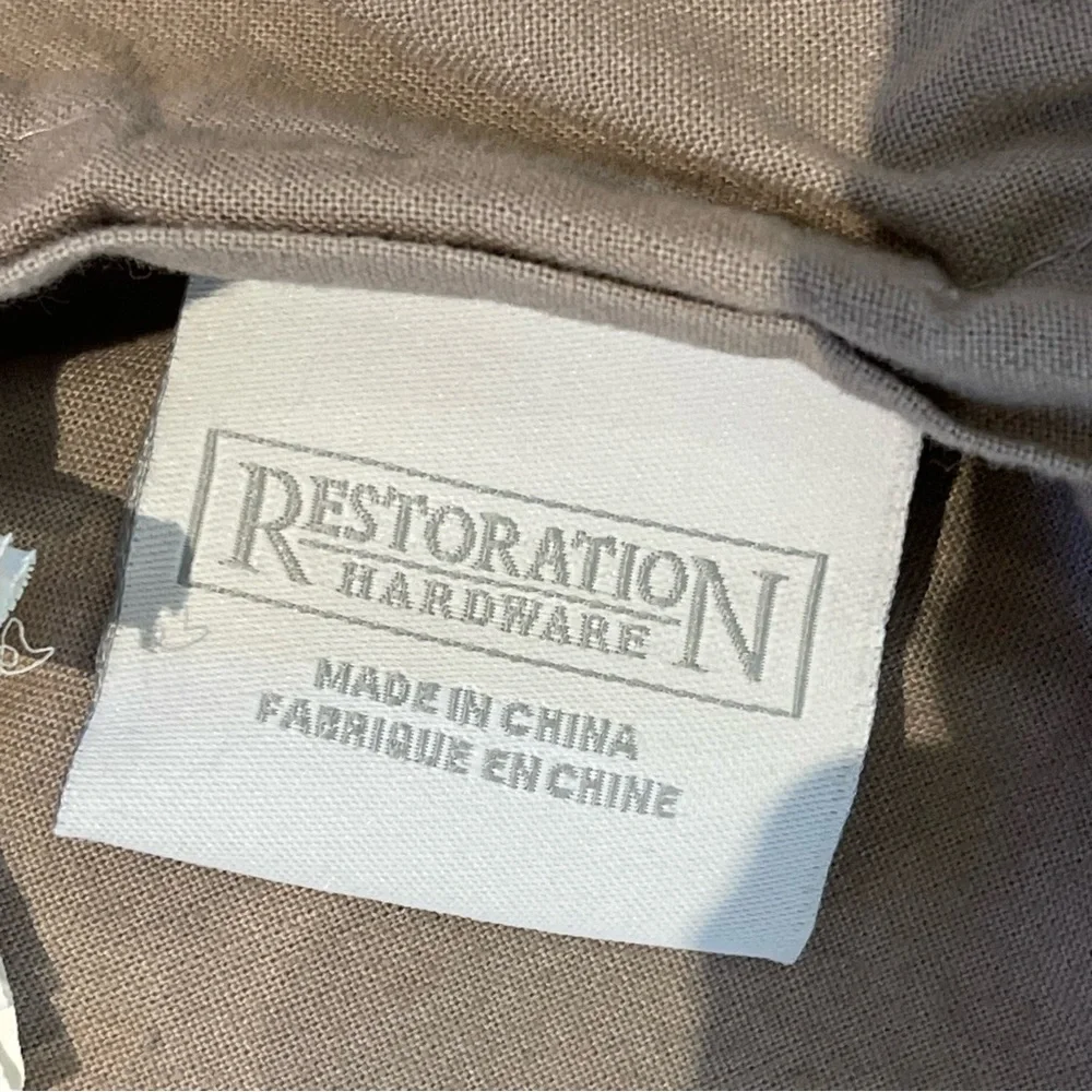 Restoration Hardware Linen euro